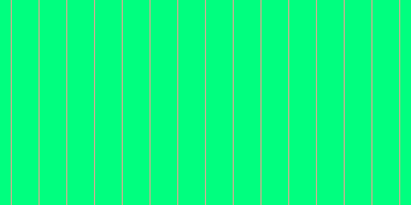 Spring green, #eba393 vertical lines, two pixels wide, fifty-two pixels apart