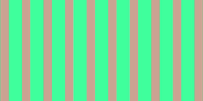 Spring green (75%), #caa393 vertical lines, thirty-three pixels wide, fifty-two pixels apart