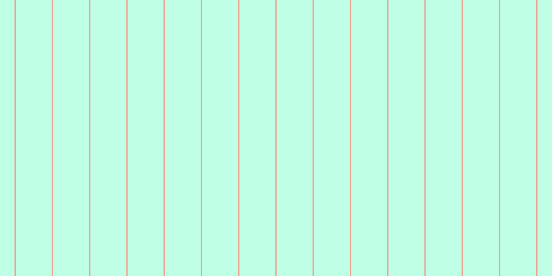 #00ffa0 (25%), #eba393 vertical lines, two pixels wide, fifty-two pixels apart