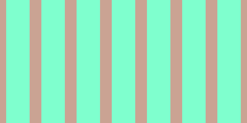 #00ffa0 (50%), #caa393 vertical lines, thirty-eight pixels wide, seventy-six pixels apart