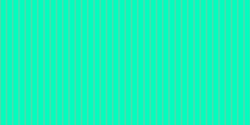 #00ffbd, #caa393 vertical lines, two pixels wide, eighteen pixels apart