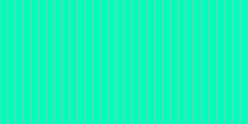 #00ffbd, #eba393 vertical lines, two pixels wide, twenty-three pixels apart