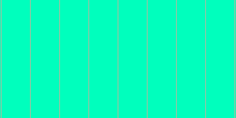 #00ffbd, #eba393 vertical lines, two pixels wide, ninety-seven pixels apart