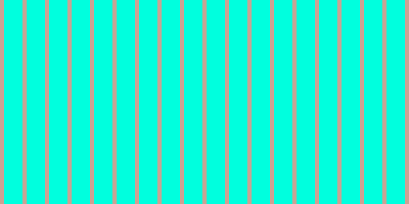 #00ffde, #caa393 vertical lines, eight pixels wide, thirty-six pixels apart
