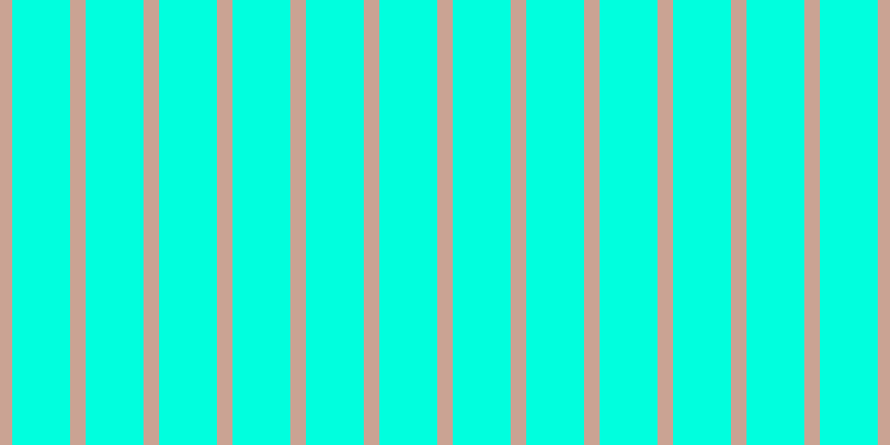 #00ffde, #caa393 vertical lines, fourteen pixels wide, fifty-two pixels apart
