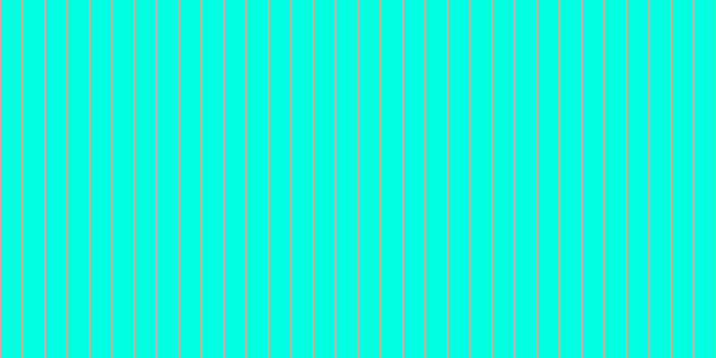 #00ffde, #eba393 vertical lines, two pixels wide, twenty-three pixels apart