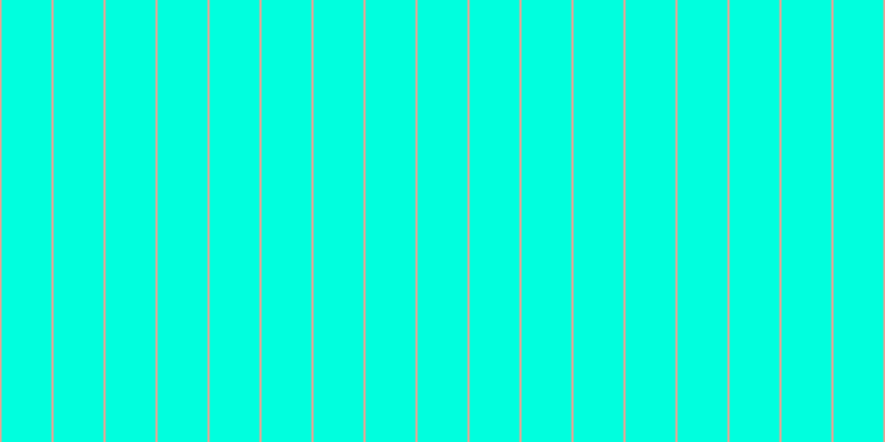 #00ffde, #eba393 vertical lines, two pixels wide, forty-five pixels apart
