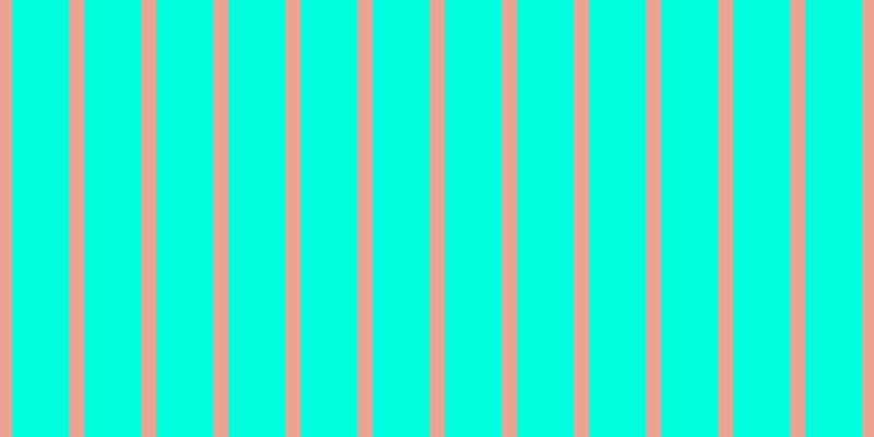 #00ffde, #eba393 vertical lines, fourteen pixels wide, fifty-two pixels apart