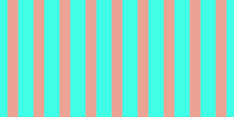#00ffde (75%), #eba393 vertical lines, thirty-seven pixels wide, fifty-two pixels apart