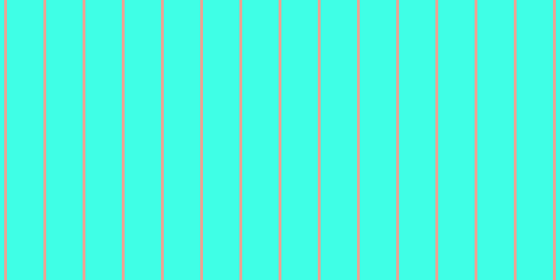 #00ffde (75%), #eba393 vertical lines, four pixels wide, fifty-two pixels apart
