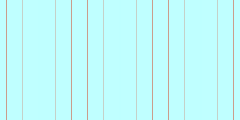 Cyan (25%), #caa393 vertical lines, two pixels wide, fifty-two pixels apart