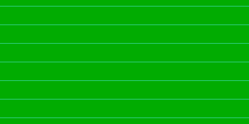 #01ac01, #36d393 horizontal lines, two pixels wide, fifty-eight pixels apart