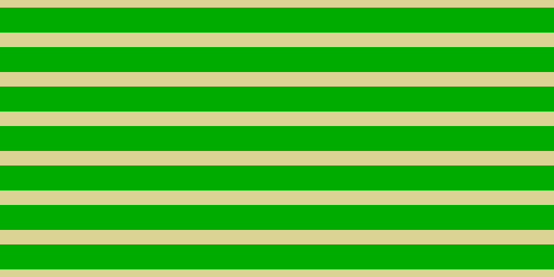 #01ac01, #dbd393 horizontal lines, twenty-one pixels wide, thirty-six pixels apart