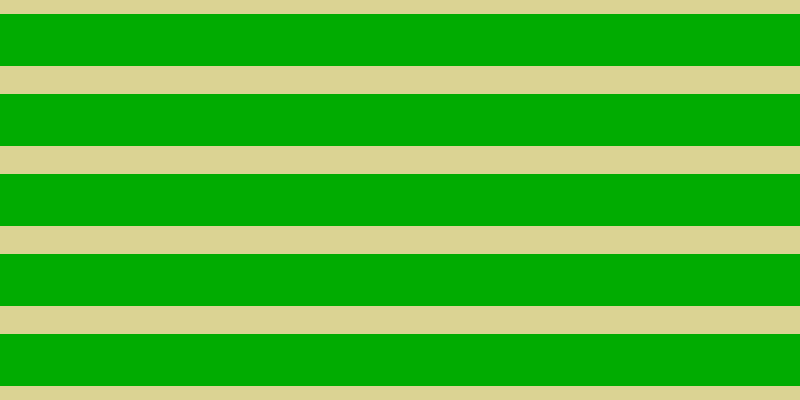 #01ac01, #dbd393 horizontal lines, twenty-eight pixels wide, fifty-two pixels apart