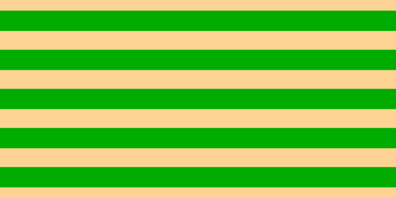#01ac01, #fcd393 horizontal lines, thirty-eight pixels wide, forty-one pixels apart