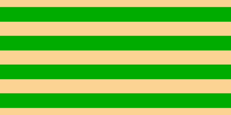#01ac01, #fcd393 horizontal lines, forty-nine pixels wide, fifty-one pixels apart