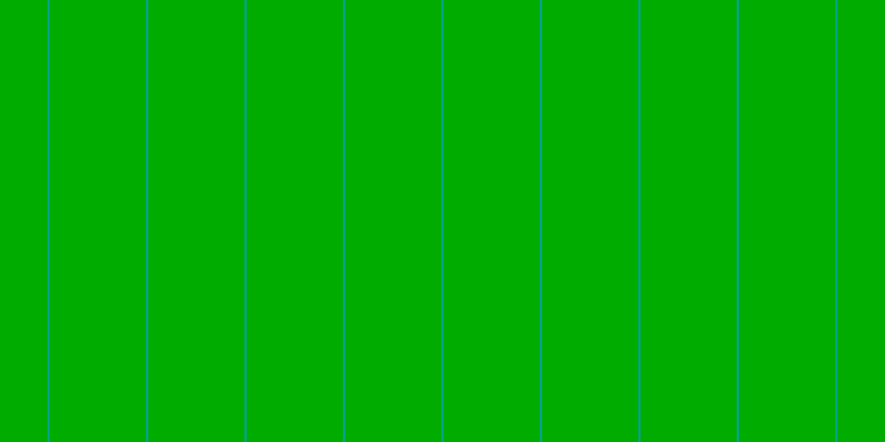 #01ac01, #04a393 vertical lines, two pixels wide, eighty-seven pixels apart