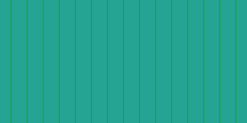 #01ac01, #25a393 vertical lines, fifty pixels wide, two pixels apart