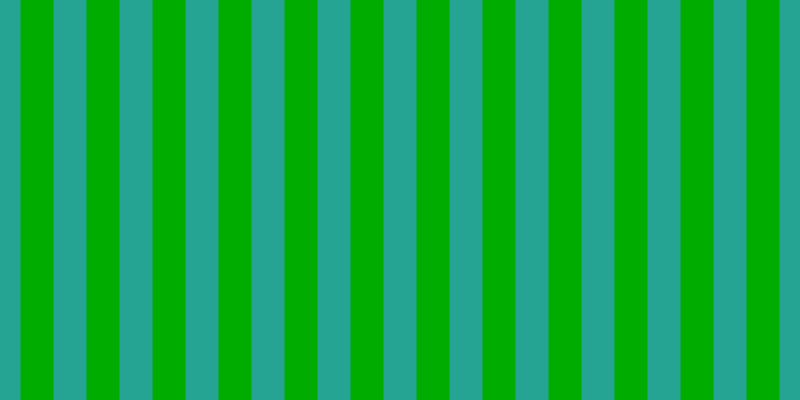 #01ac01, #25a393 vertical lines, thirty-three pixels wide, thirty-three pixels apart