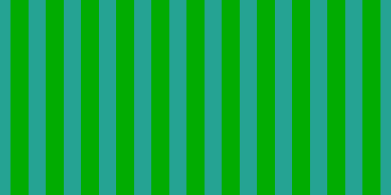 #01ac01, #25a393 vertical lines, thirty-five pixels wide, thirty-seven pixels apart