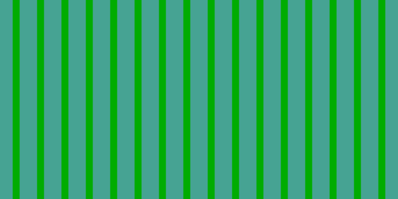 #01ac01, #46a393 vertical lines, thirty-five pixels wide, fourteen pixels apart