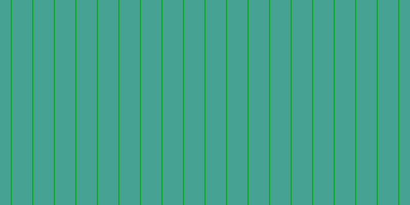 #01ac01, #46a393 vertical lines, forty pixels wide, two pixels apart