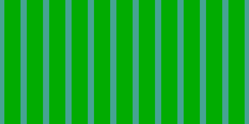 #01ac01, #46a393 vertical lines, twenty pixels wide, fifty-two pixels apart