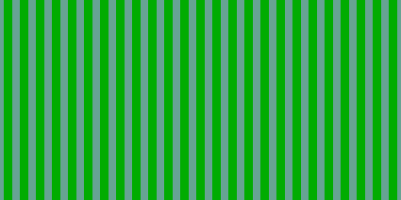 #01ac01, #67a393 vertical lines, fifteen pixels wide, seventeen pixels apart