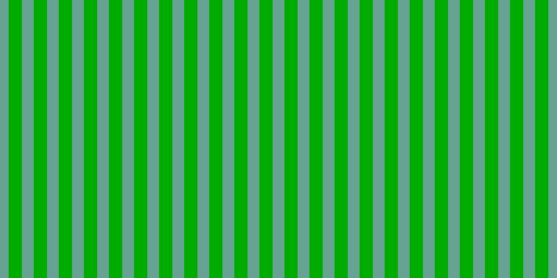 #01ac01, #67a393 vertical lines, seventeen pixels wide, nineteen pixels apart
