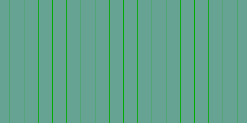 #01ac01, #67a393 vertical lines, forty-four pixels wide, two pixels apart