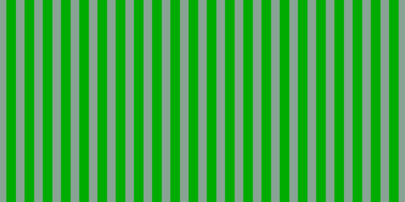 #01ac01, #88a393 vertical lines, seventeen pixels wide, nineteen pixels apart