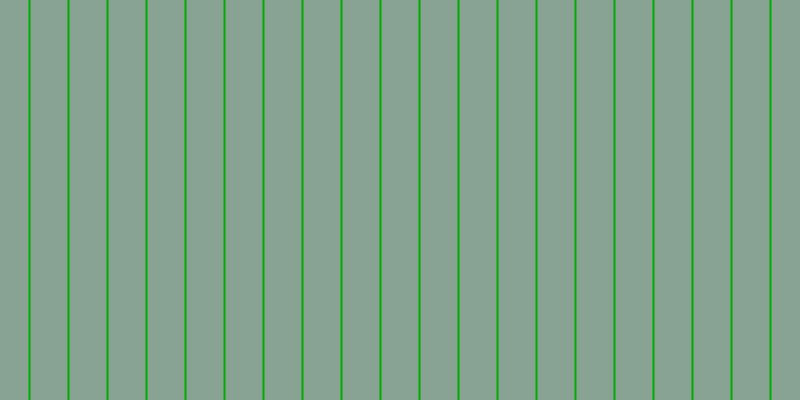 #01ac01, #88a393 vertical lines, thirty-seven pixels wide, two pixels apart