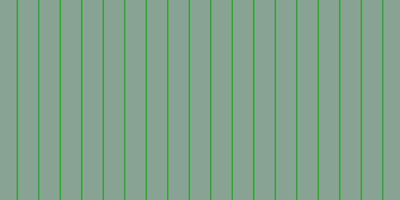 #01ac01, #88a393 vertical lines, forty-one pixels wide, two pixels apart