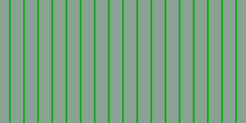 #01ac01, #88a393 vertical lines, forty-one pixels wide, five pixels apart
