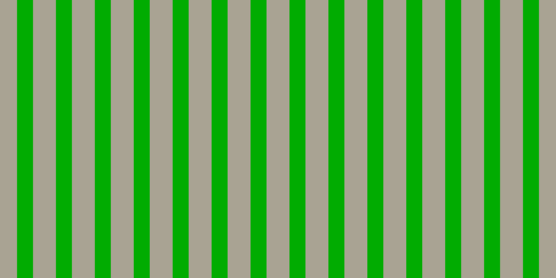 #01ac01, #a9a393 vertical lines, thirty-three pixels wide, twenty-three pixels apart