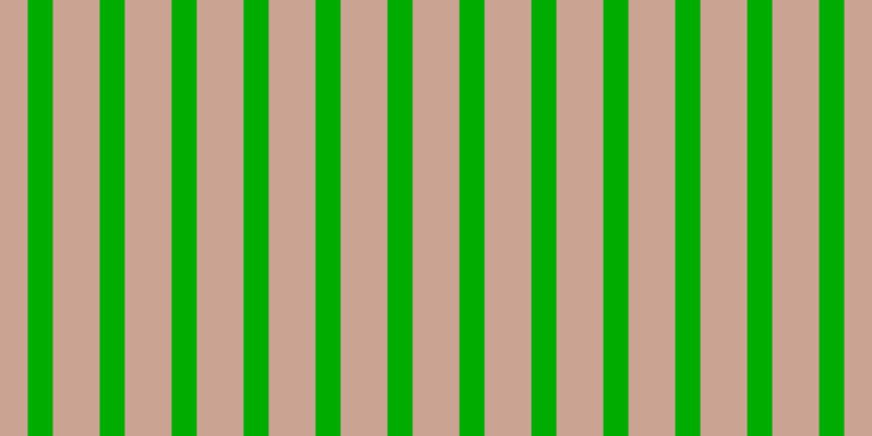 #01ac01, #caa393 vertical lines, forty-three pixels wide, twenty-three pixels apart