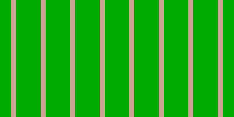 #01ac01, #caa393 vertical lines, seventeen pixels wide, eighty-four pixels apart