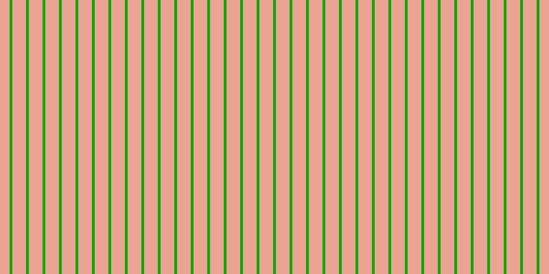 #01ac01, #eba393 vertical lines, twenty pixels wide, four pixels apart