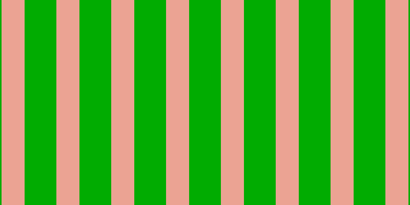 #01ac01, #eba393 vertical lines, forty-five pixels wide, sixty-two pixels apart