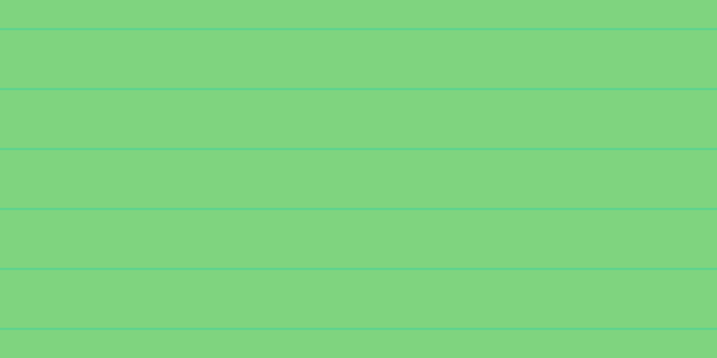 #01ac01 (50%), #57d393 horizontal lines, two pixels wide, sixty-five pixels apart