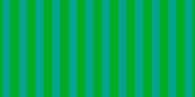 #01ac22, #04a393 vertical lines, thirty-two pixels wide, thirty-six pixels apart