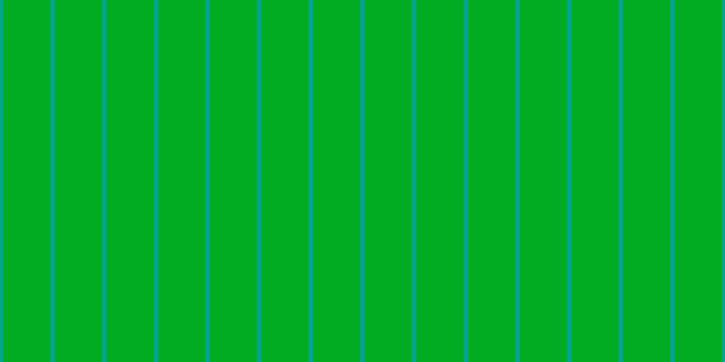 #01ac22, #04a393 vertical lines, five pixels wide, fifty-two pixels apart