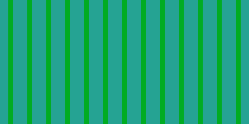 #01ac22, #25a393 vertical lines, forty-six pixels wide, fifteen pixels apart