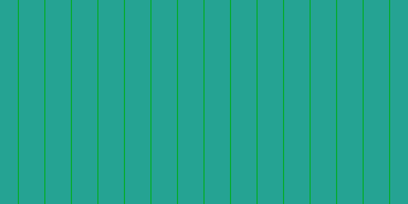 #01ac22, #25a393 vertical lines, fifty pixels wide, two pixels apart