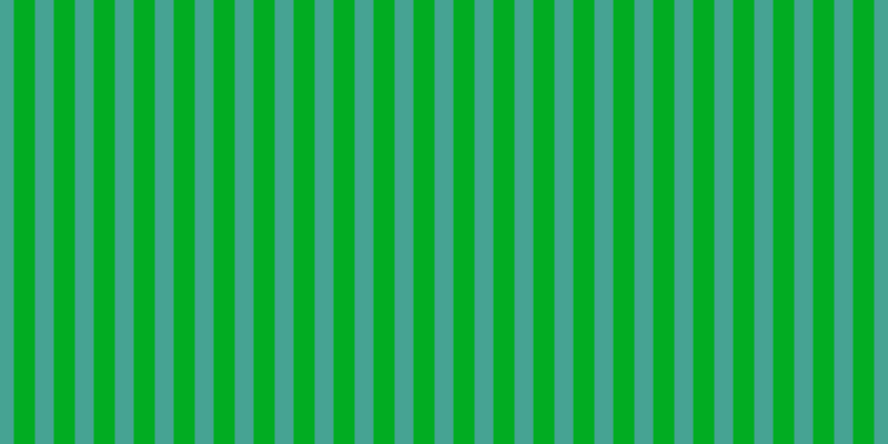 #01ac22, #46a393 vertical lines, seventeen pixels wide, nineteen pixels apart