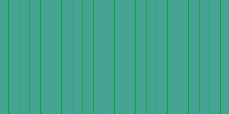 #01ac22, #46a393 vertical lines, thirty-five pixels wide, two pixels apart