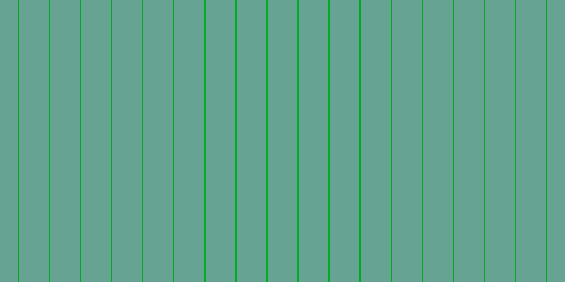 #01ac22, #67a393 vertical lines, forty-two pixels wide, two pixels apart