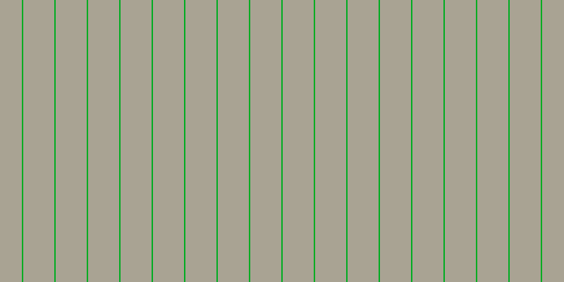 #01ac22, #a9a393 vertical lines, forty-four pixels wide, two pixels apart