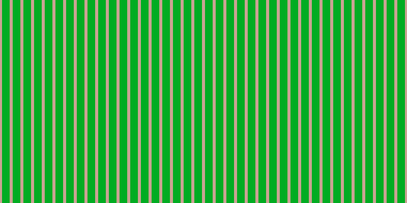 #01ac22, #caa393 vertical lines, six pixels wide, fifteen pixels apart