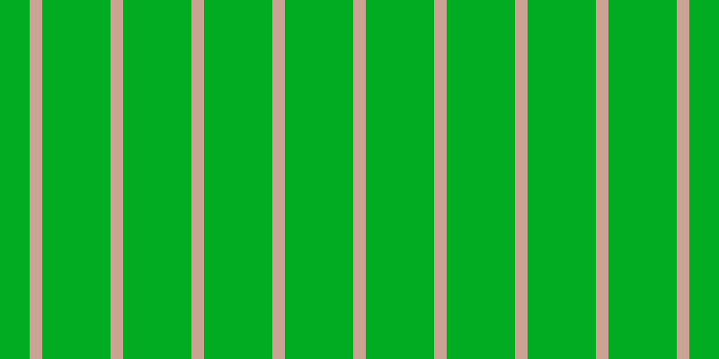 #01ac22, #caa393 vertical lines, fourteen pixels wide, seventy-six pixels apart
